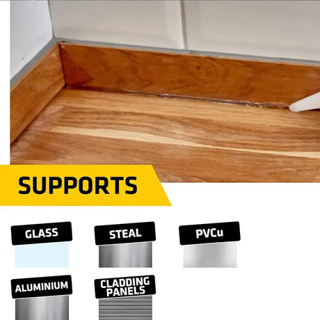 Everbuild General Purpose Silicone Brown Sealant Materials | Builders Emporium