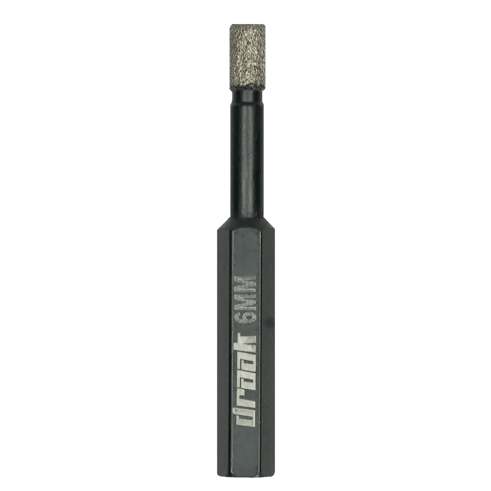 Draak 6mm Dry Diamond Vacuum Brazed Drill Bit – Builders Emporium